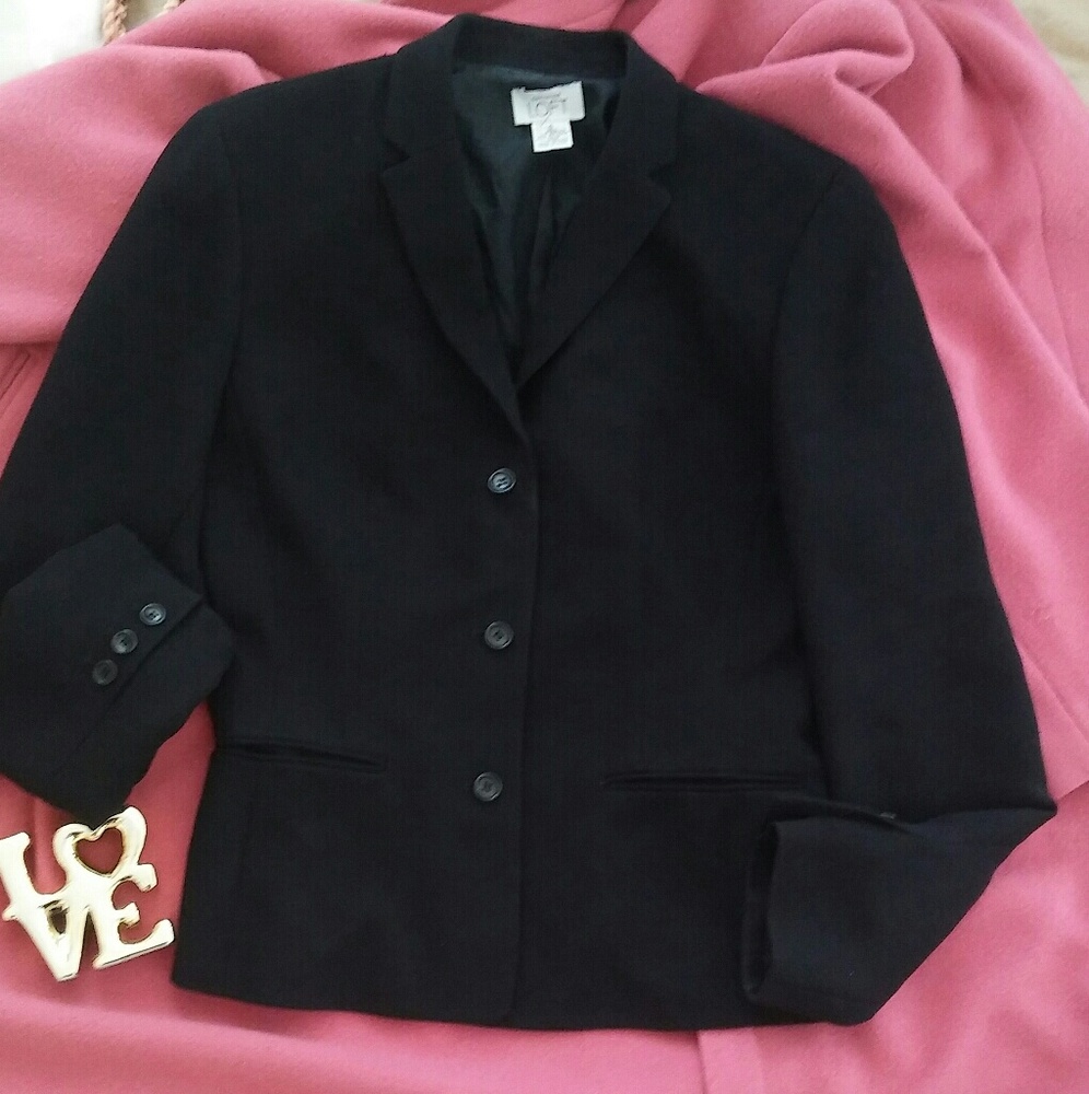 Ann Taylor LOFT BLACK Blazer 6